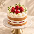 STRAWBERRY CHIFFON FRESH CREAM CAKE