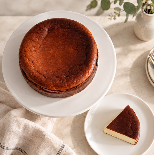 BASQUE CHEESECAKE (Gluten Free)