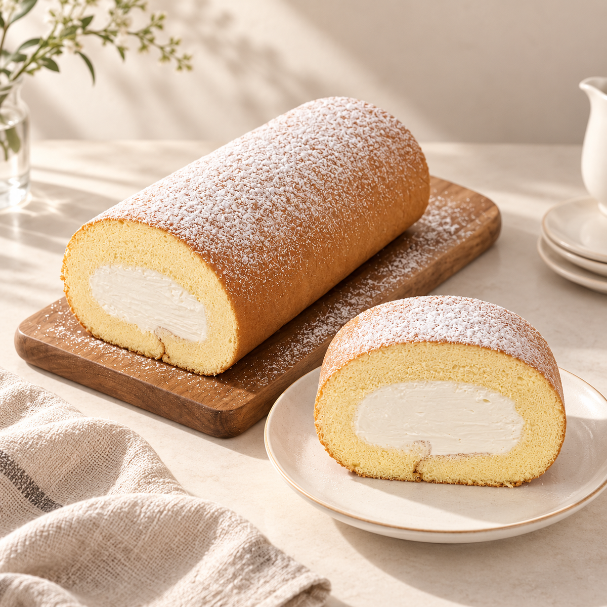 VANILLA FRESH CREAM ROLL