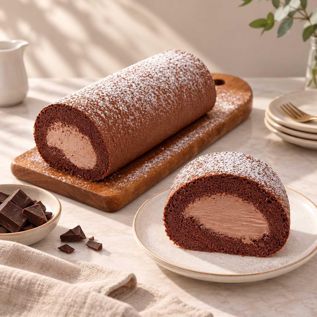 CHOCO FRESH CREAM ROLL